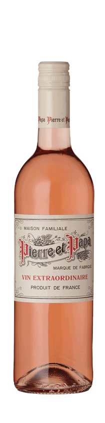 Pierre et Papa, Rosé, IGP Pays d'Hérault, Languedoc, France, 2021