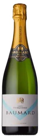 Bottle shot - Domaine des Baumard, Cremant de Loire, Carte Turquoise, Loire, France