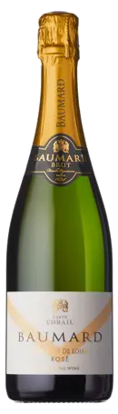 Bottle shot - Domaine des Baumard, Crémant de Loire Rosé, Carte Corail, Loire, France