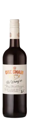 Bottle shot - One Chain Vineyards, The Wrong Un Shiraz, Cabernet, South Australia