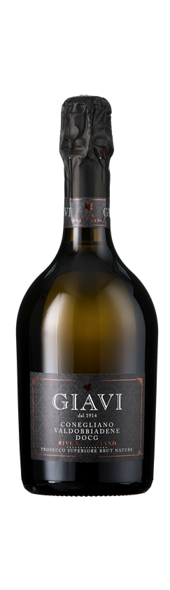 Giavi, Prosecco Superiore Brut Nature, Rive Di Ogliano, Conegliano Valdobbiadene DOCG, Italy, 2023