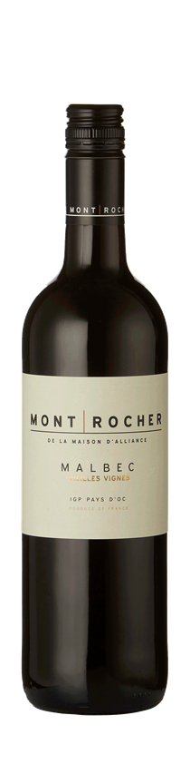 Mont Rocher, Malbec, Vieilles Vignes, IGP Pays d'Oc, France, 2018