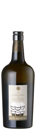Bottle shot - Mora & Memo, Tino, Vermentino di Sardegna, DOC Sardinia, Italy