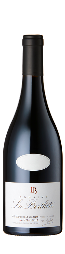 Domaine de la Berthete, Côtes du Rhône Villages Rouge, Sainte Cécile, Southern Rhône, France, 2023