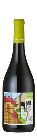 Bottle shot - Bodegas Altolandon, Mil Historias Malbec, Manchuela, Spain