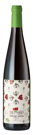 Bottle shot - Cave De Ribeauville, Pinot Noir, Alsace, France