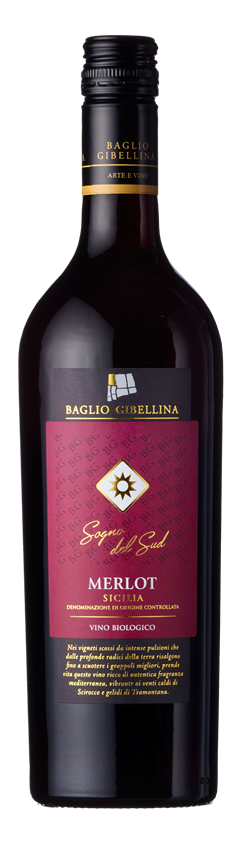 Baglio Gibellina, Sogno del Sud Organic Merlot, DOC, Sicily, Italy, 2021