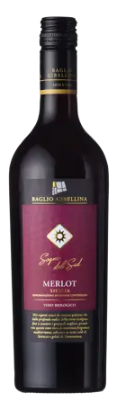Bottle shot - Baglio Gibellina, Sogno del Sud Organic Merlot, DOC, Sicily, Italy