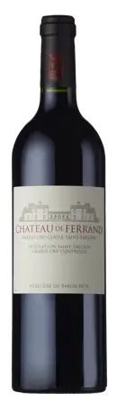 Bottle shot - Château de Ferrand Grand Cru Classé, St-Emilion, Bordeaux, France