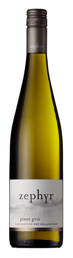 Zephyr Wines, Pinot Gris, Marlborough, New Zealand, 2018