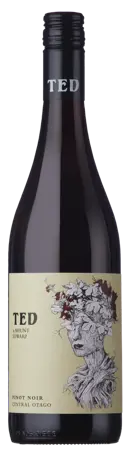 Bottle shot - Mount Edward, Ted Pinot Noir, Central Otago, New Zealand