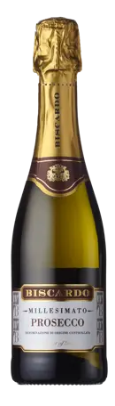 Bottle shot - Mabis, Biscardo Prosecco DOC, Spumante Millesimato, Veneto, Italy (37.5cl)