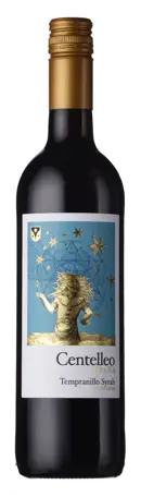 Bottle shot - Centelleo, Tempranillo, Syrah, Vino de España, Spain