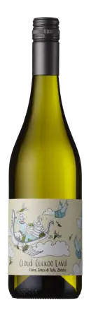 Bottle shot - by Thistledown, Cloud Cuckoo Land, Greco Fiano Zibibbo, Riverland, South Australia