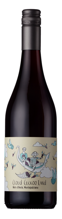 Wild and Wilder, Cloud Cuckoo Land, Nero d'Avola, Montepulciano, Aglianico, Grenache, Riverland, Australia, 2022