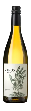 Bottle shot - Manos Negras, Chardonnay, Los Arboles, Uco Valley, Mendoza, Argentina