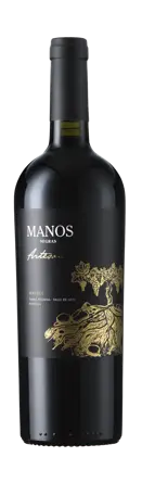 Bottle shot - Manos Negras, Artesano Malbec, Paraje Altamira, Mendoza, Argentina