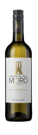 Bottle shot - Castillo del Moro, Viura, Sauvignon, Vino de España, Spain