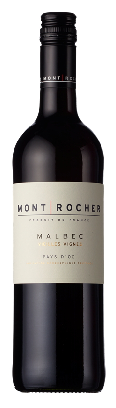 Mont Rocher, Malbec, Vieilles Vignes, IGP Pays d'Oc, France, 2020