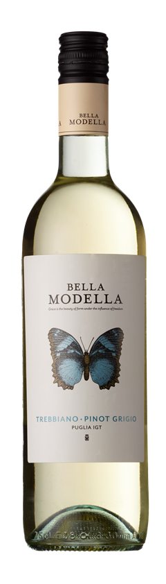 Bella Modella, Trebbiano Pinot Grigio, IGT Puglia, Italy, 2020