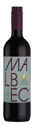 Bottle shot - Cinco Fincas, Malbec, Mendoza, Argentina