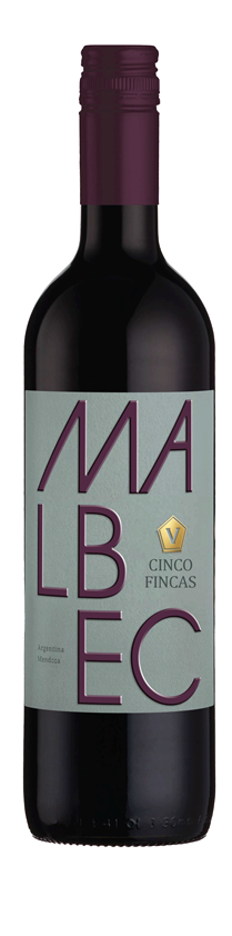 Cinco Fincas, Malbec, Mendoza, Argentina, 2022