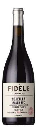 Bottle shot - Terres Fidèles, Fidèle, Soleilla, AOP Maury Sec Rouge, Roussillon, France