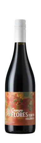 Bottle shot - Campo Flores, Tinto Orgánico, La Mancha, Spain