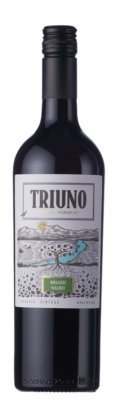 Triuno Organic Malbec, Mendoza, Argentina, 2022