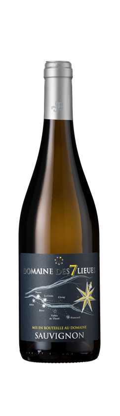Domaine Des 7 Lieues, AOP Touraine Sauvignon Blanc, Loire, France, 2020