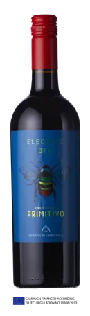 Bottle shot - Produttori Di Manduria, Electric Bee, Primitivo, IGT Puglia, Italy