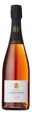 Bottle shot - André Roger, Grand Cru Rosé, Aÿ, Champagne, France