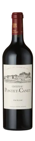 Bottle shot - Château Pontet-Canet Bio 5ème Cru Classé, Pauillac, Bordeaux, France.