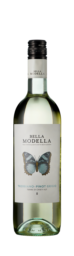 Bella Modella, Trebbiano Pinot Grigio, IGT Terre di Chieti, Abruzzo Italy, 2022