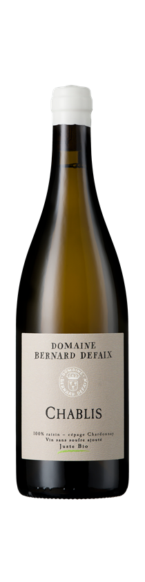 Domaine Bernard Defaix, Chablis Sans Soufre, Burgundy, France, 2022