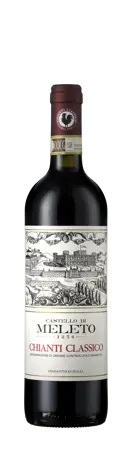 Bottle shot - Castello di Meleto, Chianti Classico DOCG, Tuscany, Italy