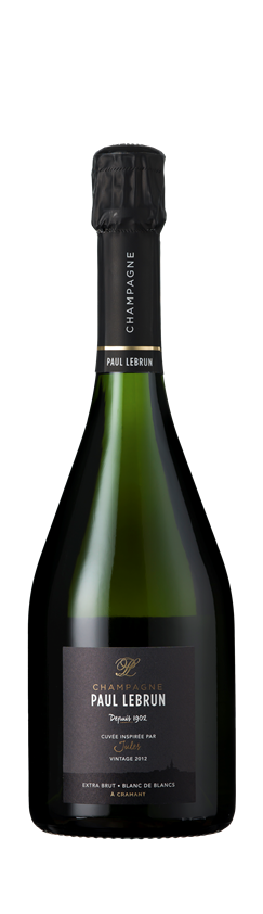 Paul Lebrun, Blanc De Blancs Extra Brut, Jules, Champagne, France, 2012