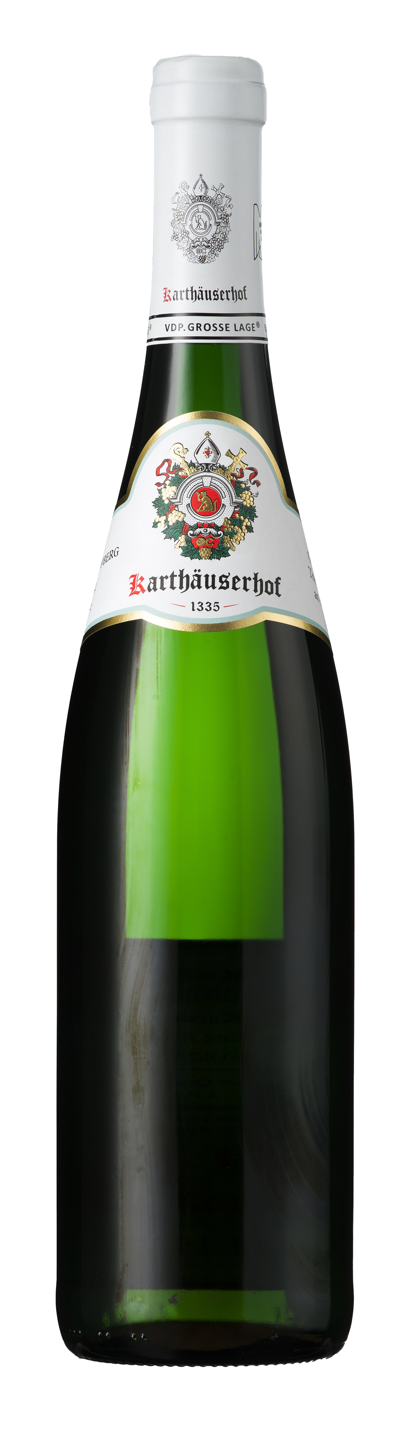 Bottle shot - Weingut Karthäuserhof, Riesling Auslese, Karthäuserhofberg, VDP Grosse Lage, Trier, Mosel, Germany [RS: 71.8 g/l]