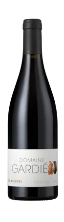 Bottle shot - Domaine Gardiés, Côtes du Roussillon Villages Rouge, Les Milleres, Roussillon, France
