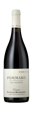 Bottle shot - Domaine Nicolas Rossignol, Pommard, Les Vignots, Burgundy, France
