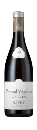 Bottle shot - Domaine Rapet Pere et Fils, Pernand Vergelesses Rouge, Les Belles Filles, Burgundy, France