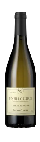 Bottle shot - Christophe Cordier, Pouilly-Fuissé Terroir de Pouilly, Burgundy, France