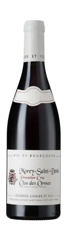 Bottle shot - Domaine Georges Lignier, Morey-St-Denis Rouge 1er Cru, Clos des Ormes, Côte de Nuits, Burgundy, France