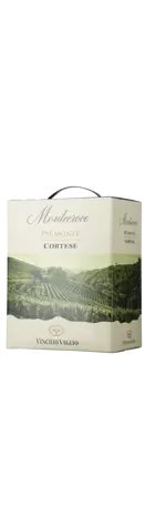Bottle shot - Vinchio Vaglio, DOC Cortese, Montecroce, Piemonte, Italy (5L BIB)