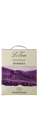 Bottle shot - Vinchio Vaglio, DOC Barbera, Le Tane, Piemonte, Italy (5 Litre BIB)