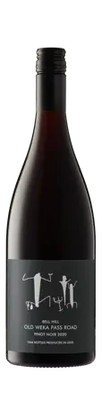 Bottle shot - Bell Hill Vineyard, Old Weka Pass Pinot Noir, Canterbury, New Zealand