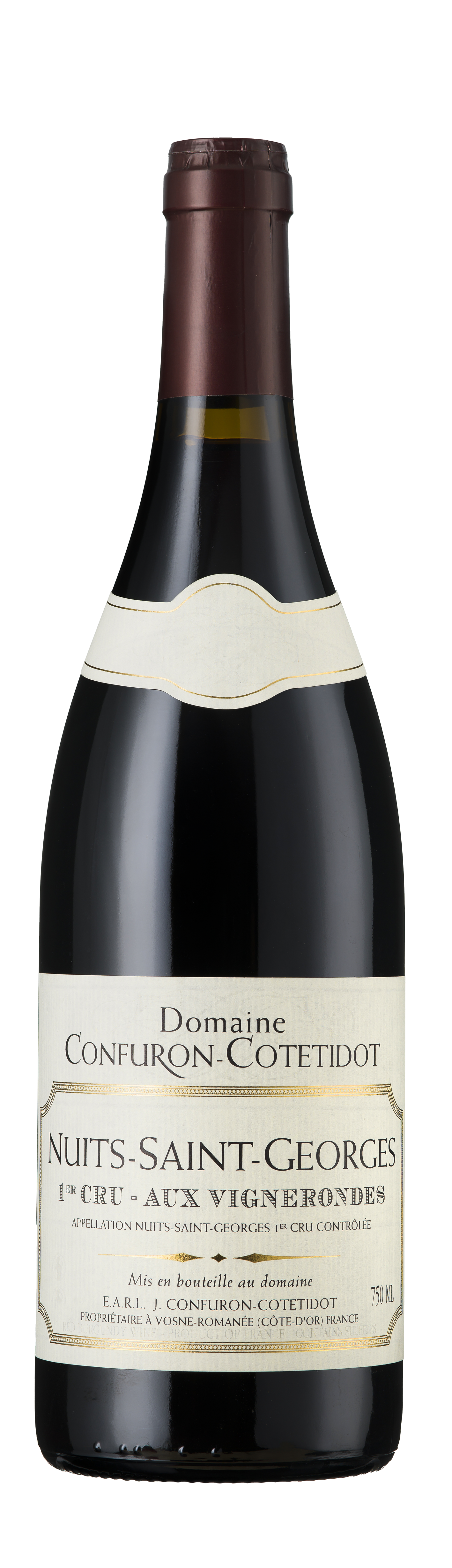 Bottle shot - Domaine Confuron-Cotetidot, Nuits-St-Georges 1er Cru, Vignes Rondes, Burgundy, France