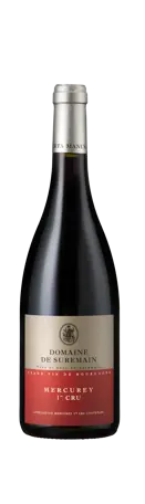 Bottle shot - Domaine de Suremain, Mercurey Rouge 1er Cru, Burgundy, France