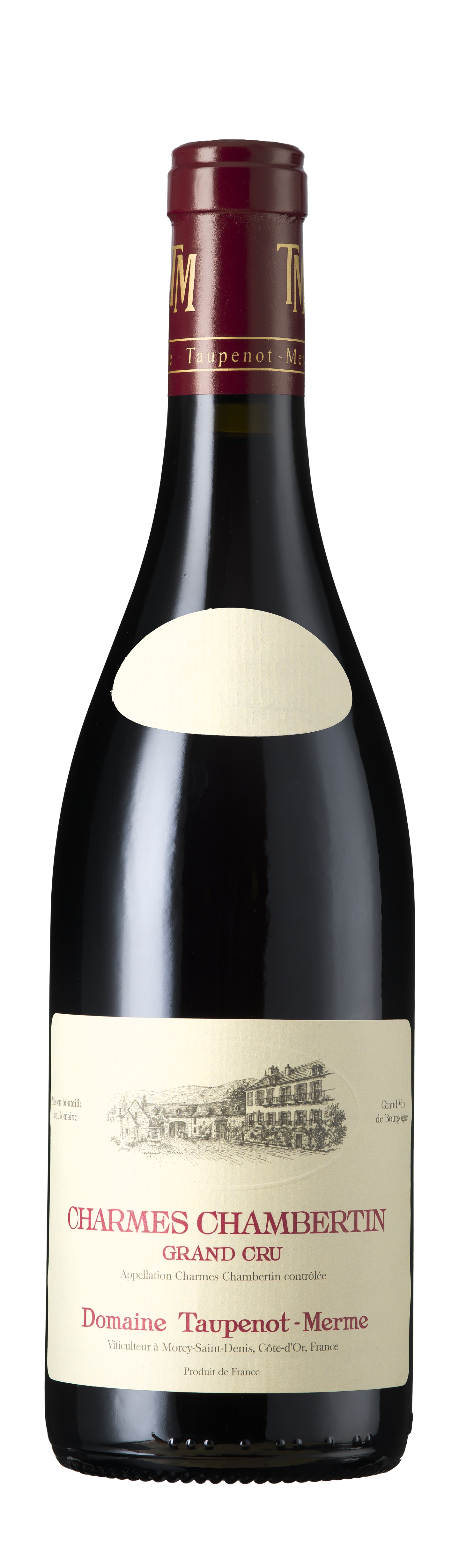 Bottle shot - Domaine Taupenot-Merme, Charmes-Chambertin Grand Cru, Burgundy, France
