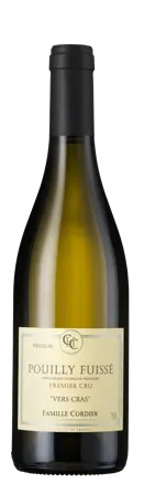 Bottle shot - Christophe Cordier, Pouilly Fuissé 1er Cru, Vers Cras, Burgundy, France